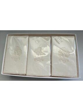 Pottery Barn Barr-Co Fir + Grapefruit Soap Boxed Set 3 Bars of Soap New Sealed